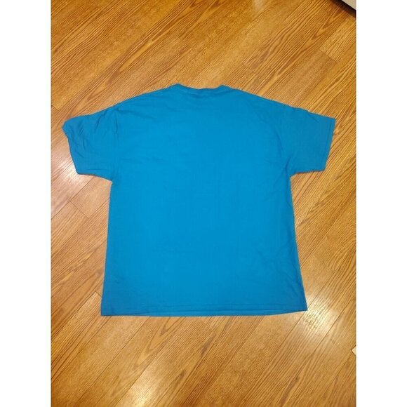 Looney‎ Tunes Tasmanian Devil Graphic T-shirt Mens Sz XXL Blue Civil Assets - Picture 7 of 7